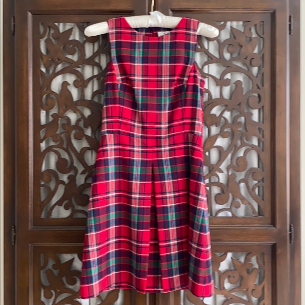 Holiday plaid dress